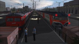 Несколько минут из жизни на Балтийском вокзале Санкт-Петербурга | Trainz 19