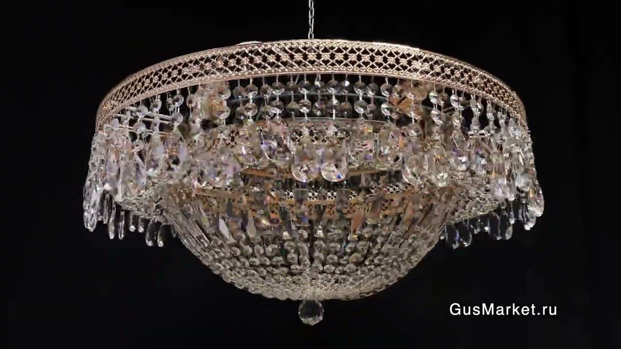Хрустальная люстра "Грета Кольцо" смотреть онлайн