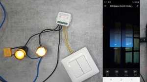 WETEN 2Ch Zigbee switch module to make old switches smart with no neutral wire