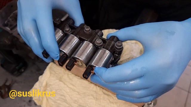 Замена корпуса гидроблока мехатроника коробки DSG7 DQ200 смотреть онлайн