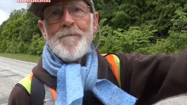 77-летний путешественник из Голландии путешествует по России пешком смотреть онлайн