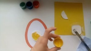 Аппликация с элементами рисования «Пасхальное яйцо» (4-5 лет)