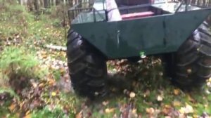 Испытание караката по болоту