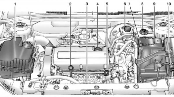 Chevrolet Cruze | Engine Compartment Overview