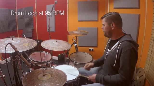95 BPM - Simple Straight Beat - LIVE Drum Track/Loop/Metronome смотреть онлайн
