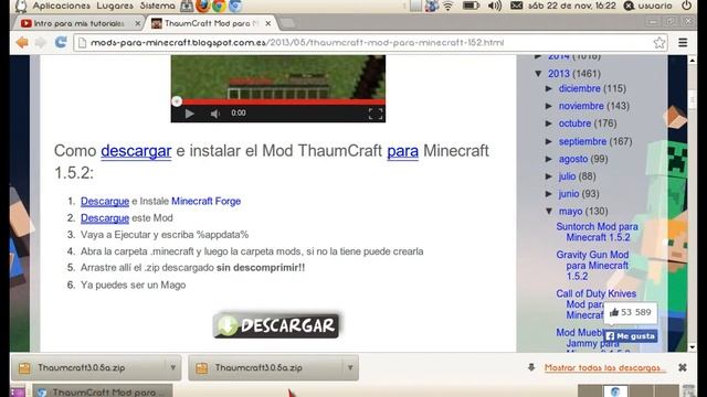 Como descargar e instalar un mod de magia en minecraft 1.5.2 para guadalinex edu смотреть онлайн