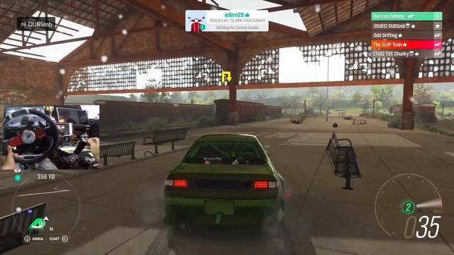 Forza Horizon 4 - ONLINE Formula Drift Cruise Exploring Train Yard (Fanatec Wheel) | SLAPTrain смотреть онлайн