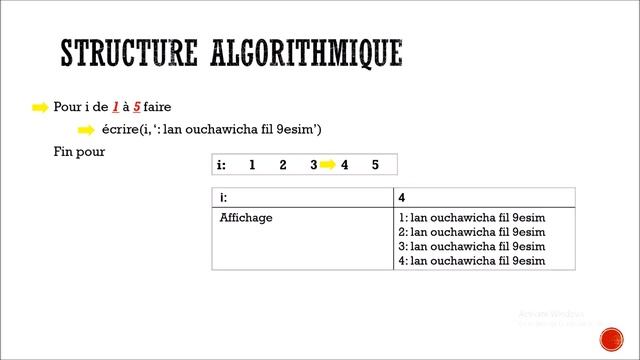 Episode 4: Les structures itératives 'La boucle POUR' смотреть онлайн