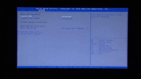 В BIOS в меню Boot нет пункта загрузки с USB, HDD, CD ?