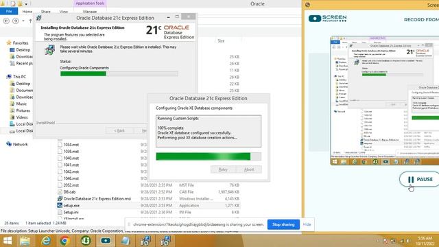 Oracle Installation with Human Resource Schema Part 1 смотреть онлайн