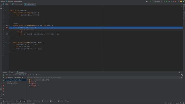 Recursive and Debug in IntelliJ смотреть онлайн