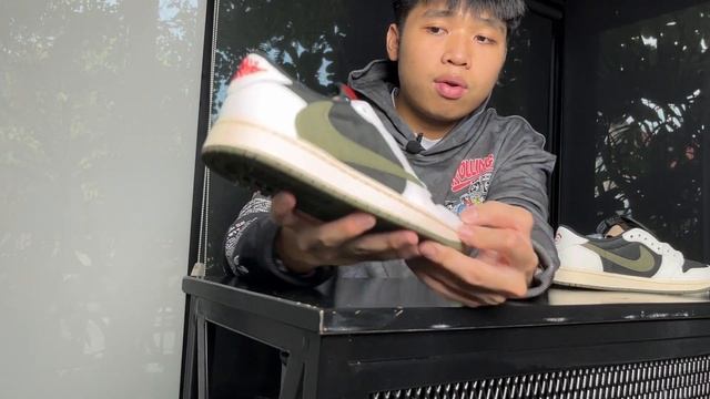 [REVIEW] NIKE AIR JORDAN 1 LOW X TRAVIS SCOTT "OLIVE" สีปิด ชุด AJ1 LOW X TRAVIS! ราคาจะขึ้นมั้ย? смотреть онлайн