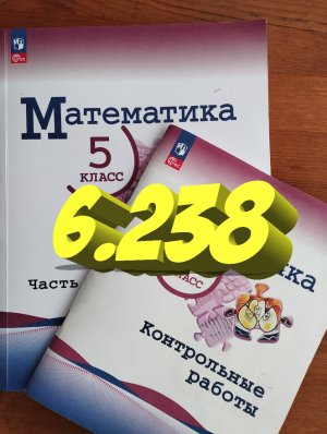математика 5 класс номер 6.238