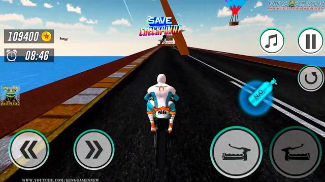 Bike Stunt Racing Simulator 2022 - Motocross Dirt Motor Impossible Tracks Racer - Android GamePlay смотреть онлайн