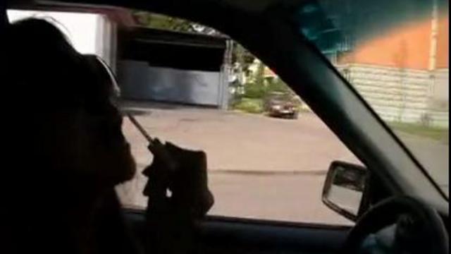 Девушка за рулем! неожиданный финал! смотреть онлайн