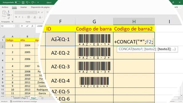 Como crear código de barras en EXCEL смотреть онлайн
