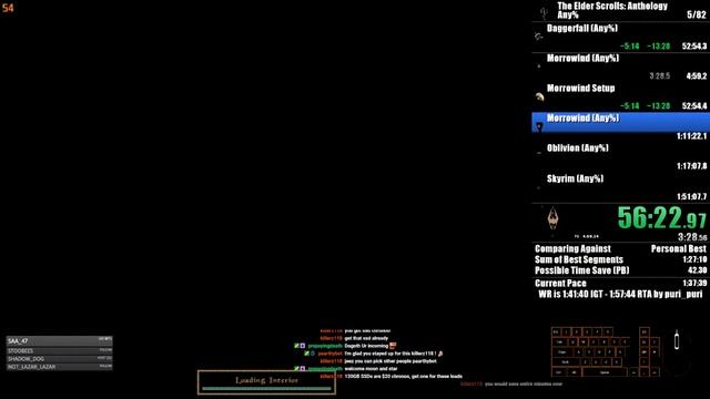 The Elder Scrolls Anthology in 1:37:54 (IGT) смотреть онлайн