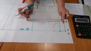 Чертеж - основа плечевого изделия. Способ, которым я постоянно пользуюсь.mp4