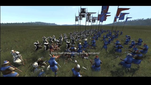 Battle Of 2 Handers | Dismounted Halbbruder VS Samogitian Axemen - Medieval 2 Total War Mobile