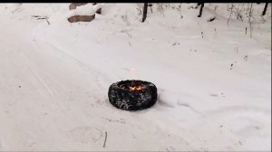 Как накачать / бортировать колесо без насоса, газом и взрывом!