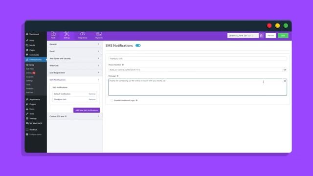 SMS notifications: Everest Forms for WordPress смотреть онлайн