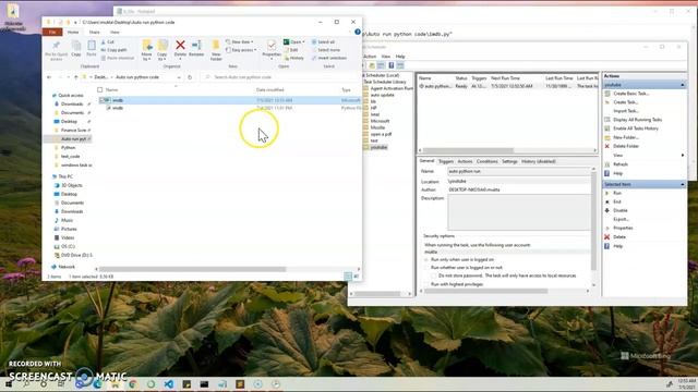 How to automate python files in Windows Task Scheduler смотреть онлайн