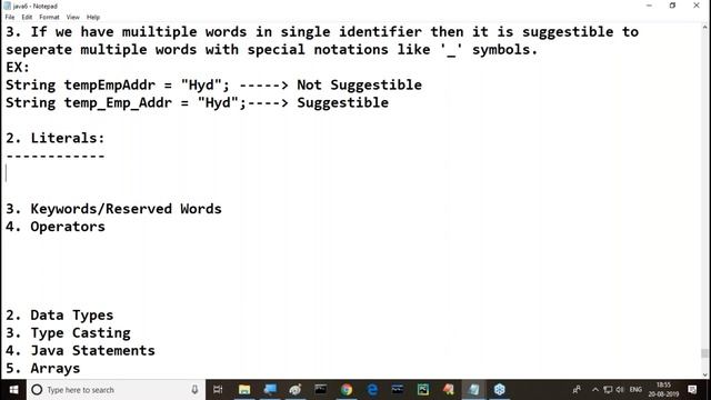 CORE JAVA Online Tutorials || Session - 22 || by Mr. Nagoor Babu On 20-08-2019 @ 6PM смотреть онлайн