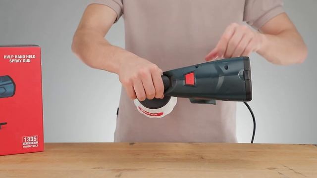 Pistolet à Peinture Électrique HVLP 350 W - 110 V – 700 ML-1335V смотреть онлайн