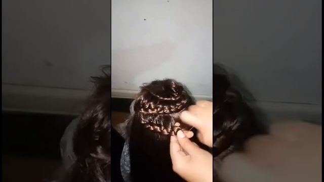 Красивая прическа в школу для девочки. Шаш өру смотреть онлайн