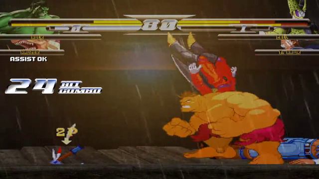 AX REBORN A.I BATTLES: Hulk/Hauzer vas Cell/T.Hawk [IKEMEN/MUGEN] смотреть онлайн