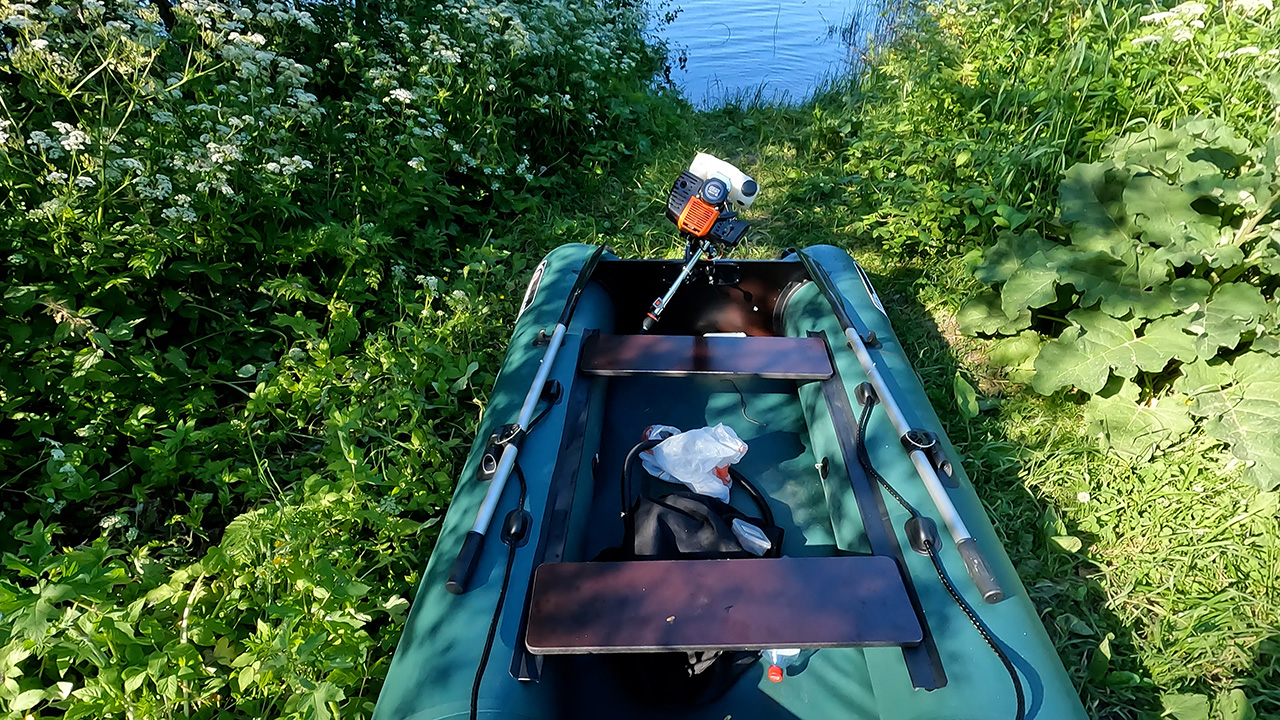 Фрегат 280Е ХОПЕР 520 двигатель для триммера как лодочный мотор. смотреть онлайн