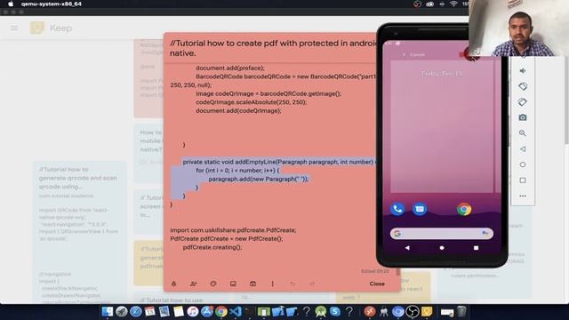 How to create pdf with protected in android native? смотреть онлайн