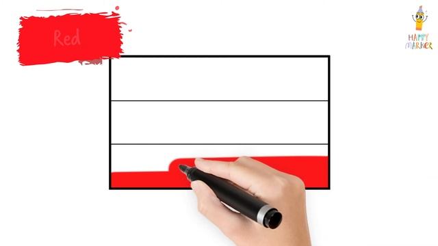 How to draw flag Russia / Рисуем Флаг России смотреть онлайн