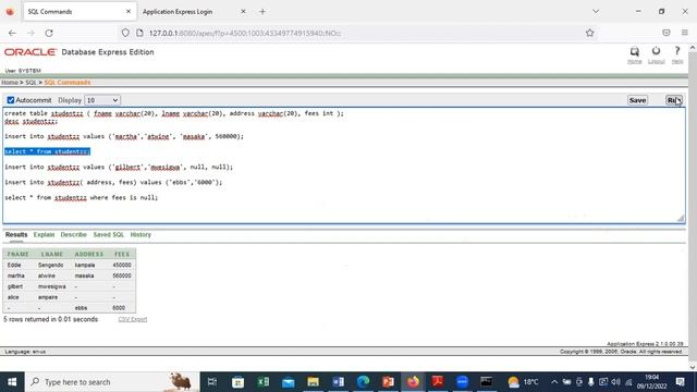 Advanced database Management UMU oracle смотреть онлайн