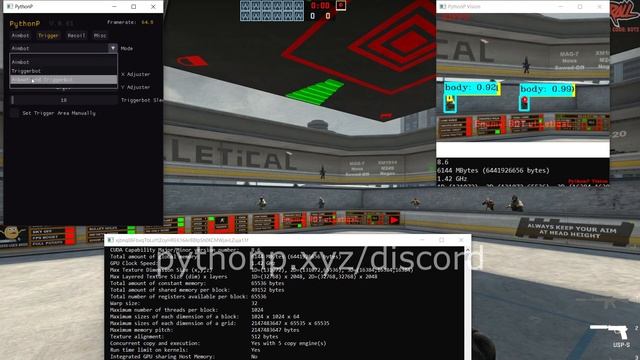 Cs Go AI Aimbot - PythonP Vision смотреть онлайн