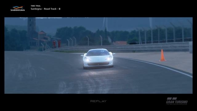 GTS Time Trail on Sardegna Road track B with 900 bhp Ferrari 458 смотреть онлайн