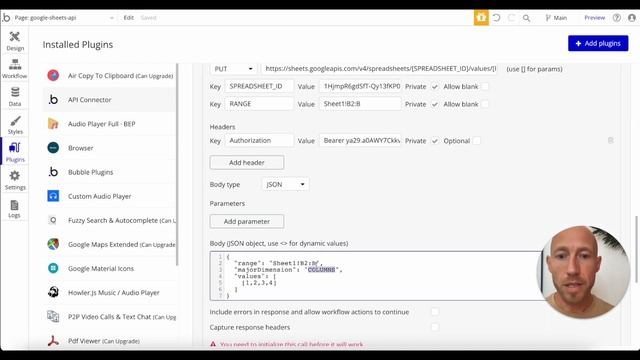 How to Send Data to Google Sheets - Bubble.io Tutorial смотреть онлайн