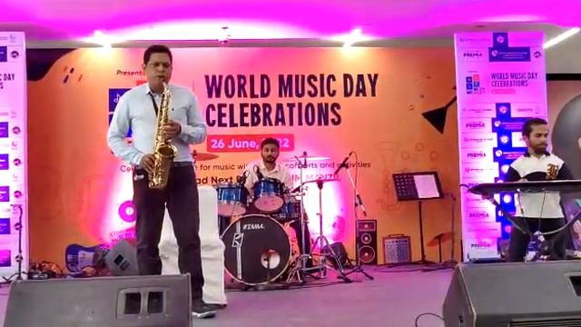 Besame Mucho Andrea Bocelli, Alto Sax cover, Rise,World Music Day, GZ- Hyd смотреть онлайн