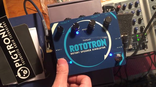Reseña Pigtronix Rototron Rotary Speaker