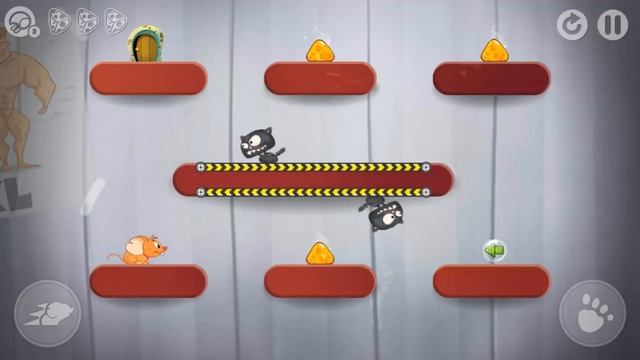 Спортзал - ПЛОХОЕ Место для МЫШОНКА, если РЯДОМ Нет ПРоХоДиМЦа! #344 игра Trip Trap смотреть онлайн