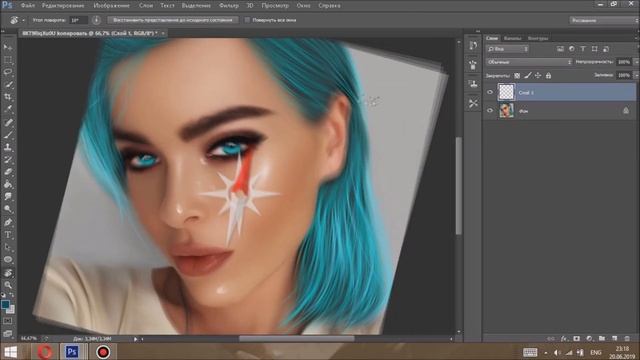 ART-RETOUCH • SPEED ART (#Photoshop) смотреть онлайн