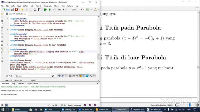 Pertemuan 14 Geometri Analitik (C) Pengganti смотреть онлайн