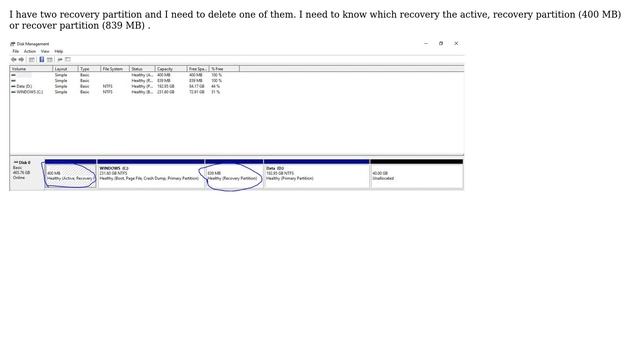 Which recovery partition is safe to remove (active, recovery partition) or (recovery partition)? смотреть онлайн