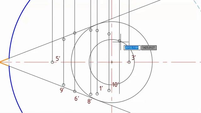 Начертательная геометрия (задача 4-9) смотреть онлайн