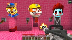 ЧТО СЛУЧИЛОСЬ С СКАЙ? - ЩЕНЯЧИЙ ПАТРУЛЬ В 3 ЧАСА НОЧИ В МАЙНКРАФТЕ