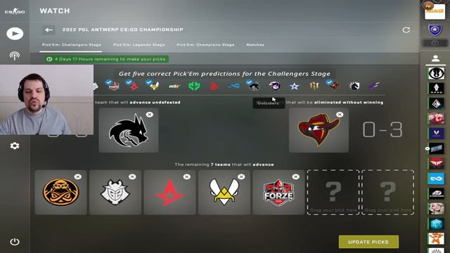Pick'em Challengers Stage | ПРОГНОЗЫ НА МАЖОР PGL смотреть онлайн