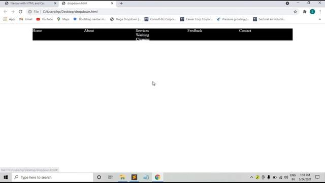 dropdown navbar in html and css in Hindi | dropdown navbar #navbar #html #dropdown смотреть онлайн