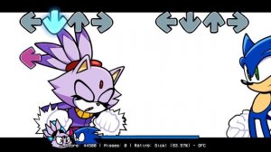 Friday Night Funkin' Blaze vs Sonic | Sonic Rush (FNF Mod/Hard) (Blaze the Cat & Sonic The Hedgehog