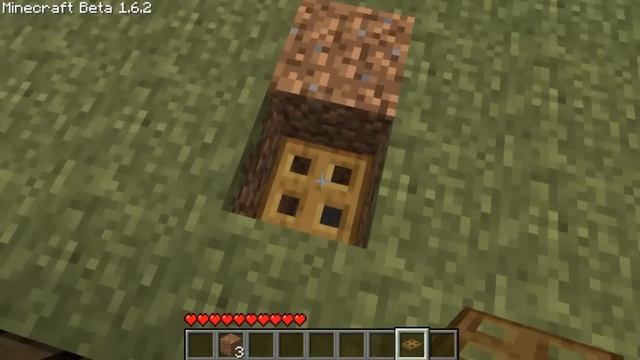 Minecraft Trap Door New 1.6 Feature. How to make a wooden trap door. смотреть онлайн