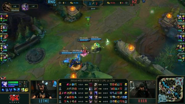 RNG vs. KZ | Group Stage Day 1 | Mid-Season Invitational | Royal Never Give Up vs. KING-ZONE (2018) смотреть онлайн